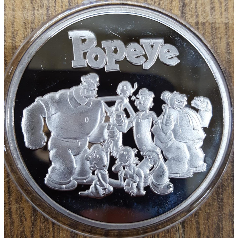 POPEYE JUEGO DE 6 MONEDAS