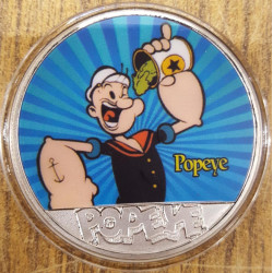 POPEYE JUEGO DE 6 MONEDAS