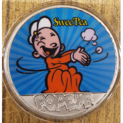 POPEYE JUEGO DE 6 MONEDAS